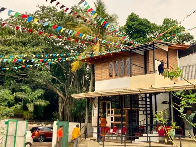 The women’s empowerment center just opened in the outskirts of Colombo